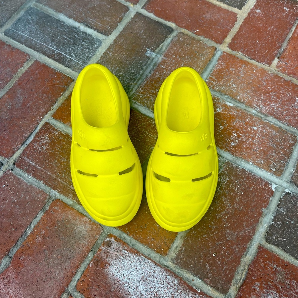 Neon yellow Rubber Uggs